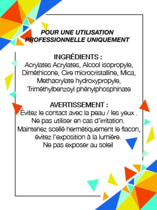 Finition brillante Gold baby Gold ( sans résidu ) 15ml