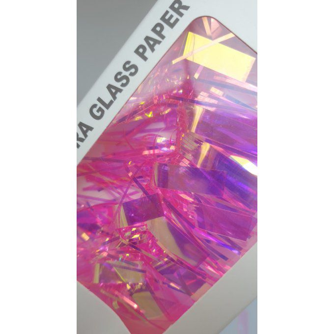 Papier glass fushia