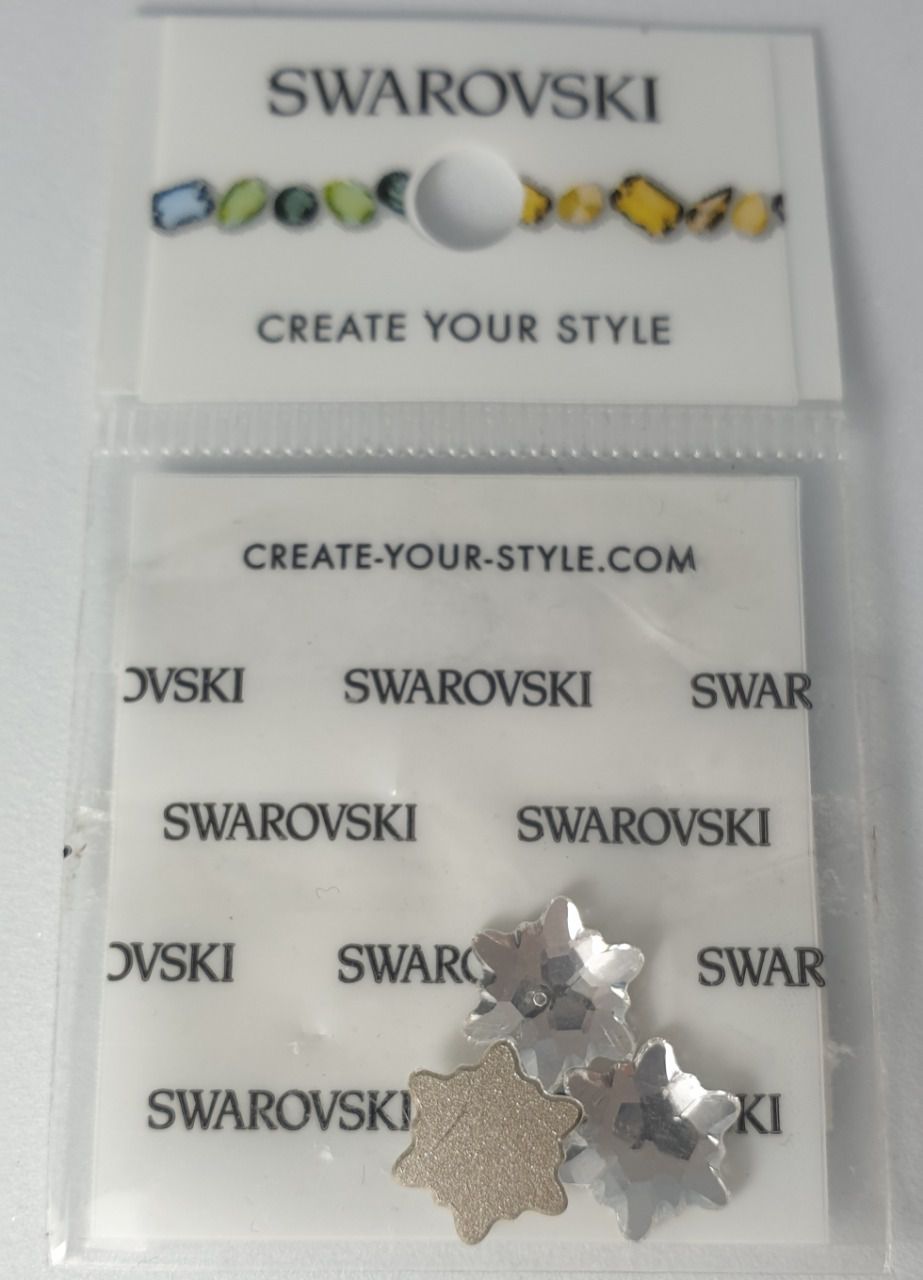 Swarovski Flocon crystal 3pc