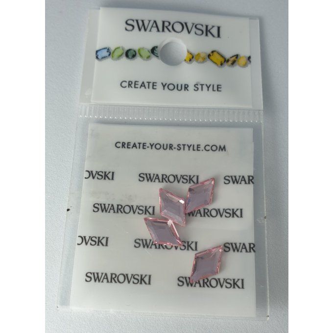 Swarovski Losange pink 