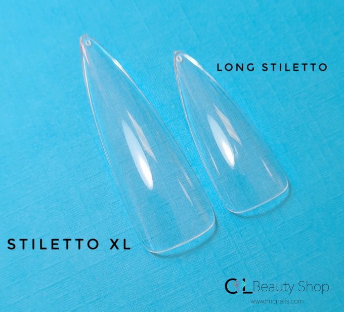 boite de 360 Capsules FORME STILETTO XL en Gel (12 tailles)