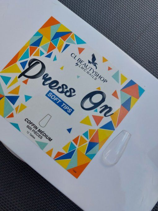 Boite de 600 Capsule en GEL forme ( COFFIN MEDIUM , 12 TAILLES )