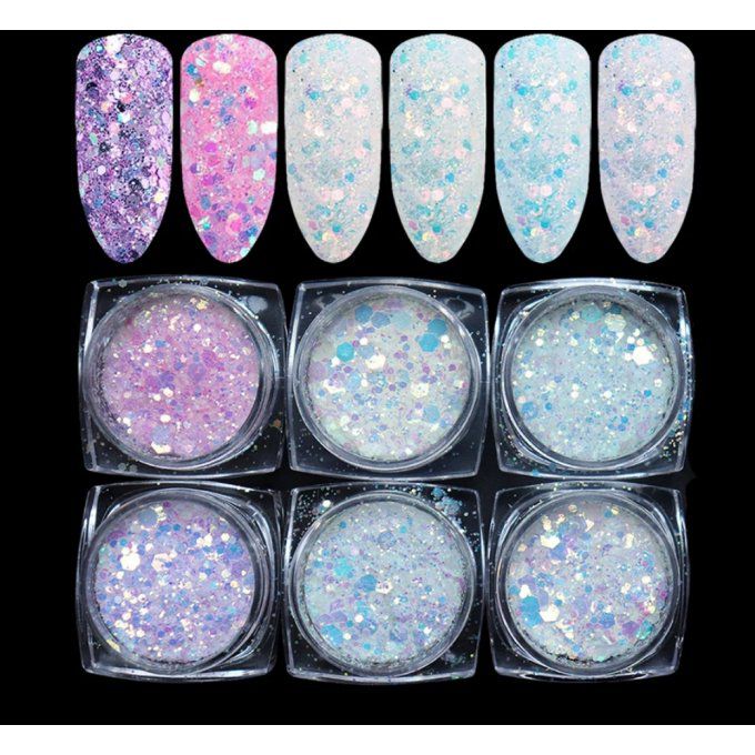 Paillettes THERMO 6pc